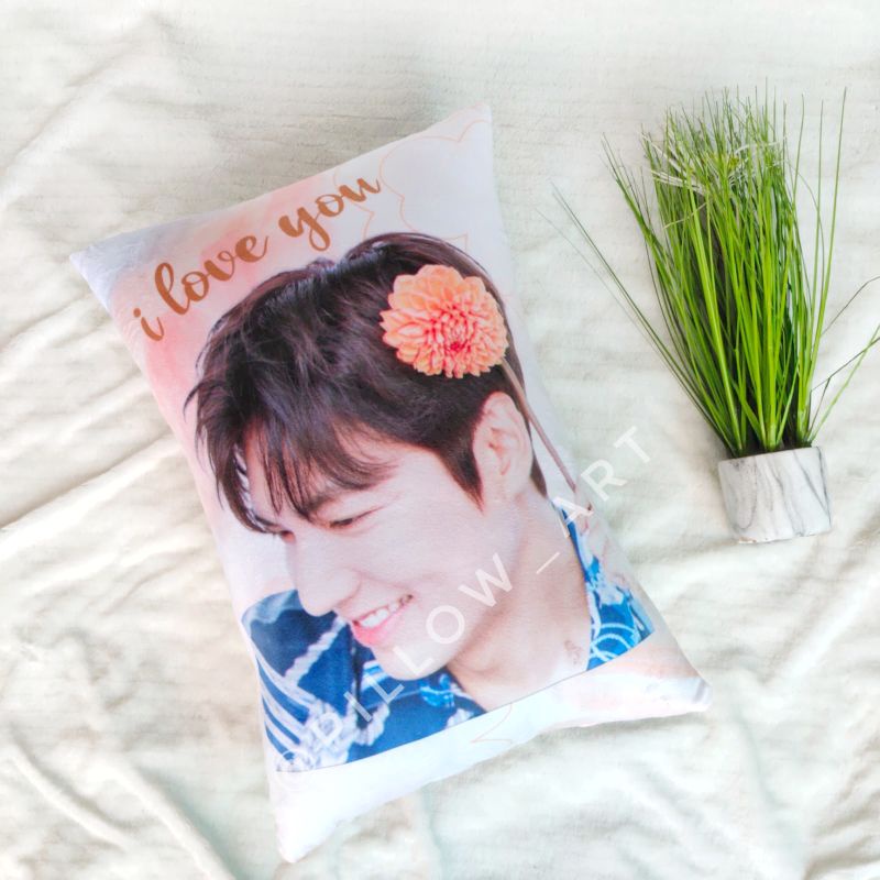 Pillowart - Bantal Custom Foto Fullprint 60 x 40 cm / Hadiah - ART026