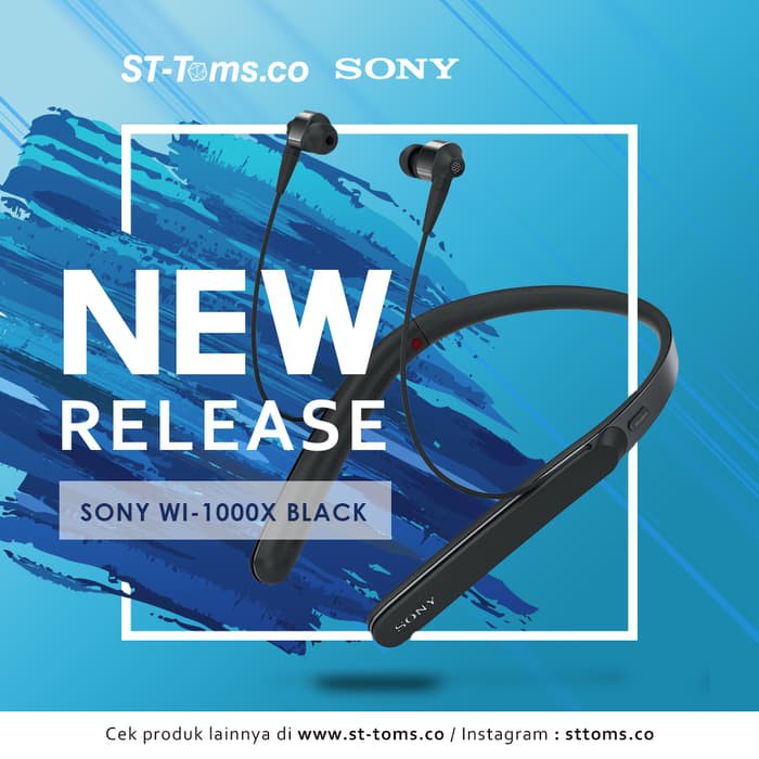 Sony WI 1000X / WI1000X Noise Cancelling Bluetooth Earphones  - Black Best seller