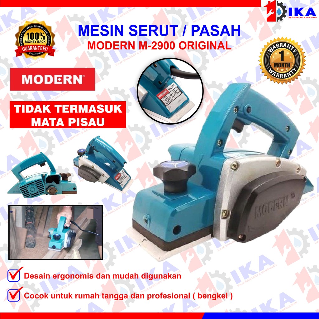 MODERN M-2900 Planner Serut Kayu Planer Ketam Pasah Sugu M2900 Mesin