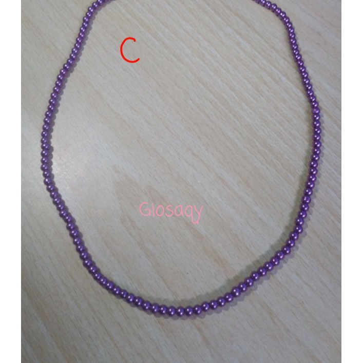 kalung mutiara/cheko Rosi