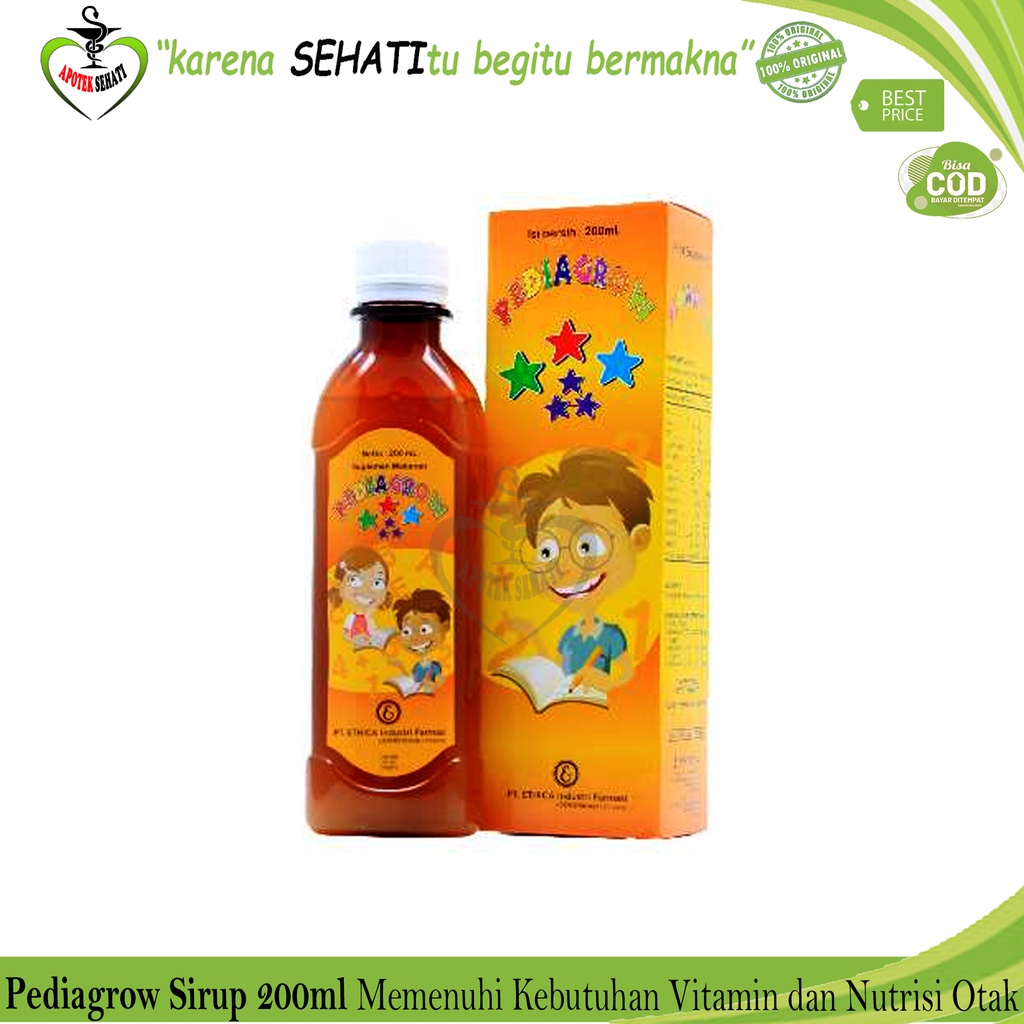 Pediagrow Sirup 200ml Vitamin Daya Tahan Tubuh