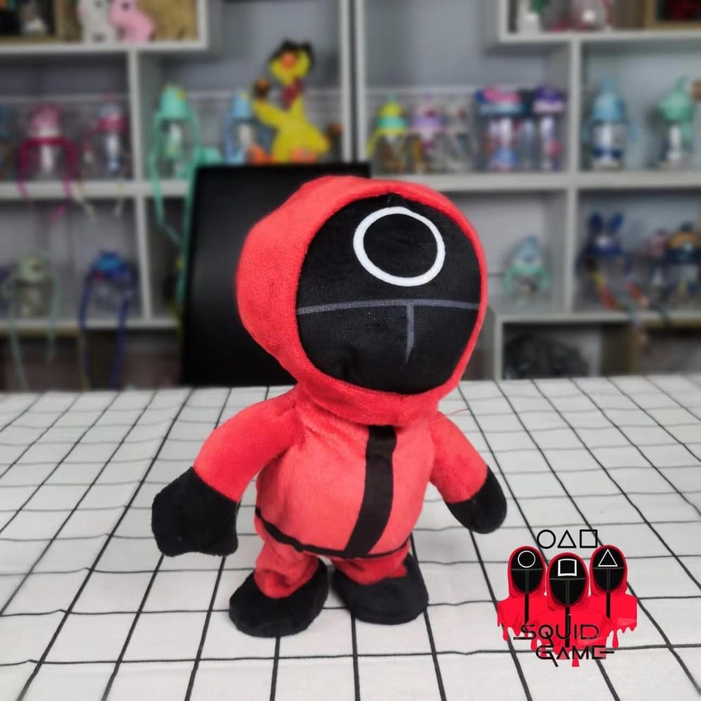 LARISTERUS79 BONEKA REKAM SQUID GAME boneka jalan boneka gerak boneka suara boneka squid games B007