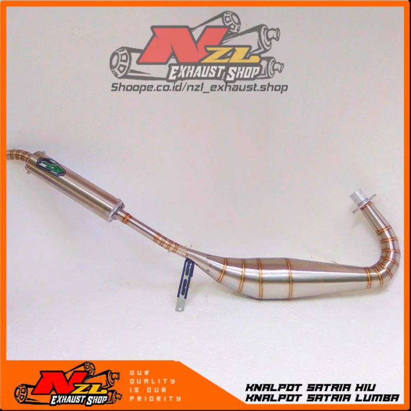 knalpot Satria lumba JRM | knalpot satria 2 tak | knalpot satria hiu