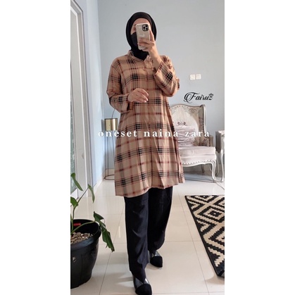 Daster Arab FAIRUZ NAINA Baju Setelan Katun Rayon Zara Premium