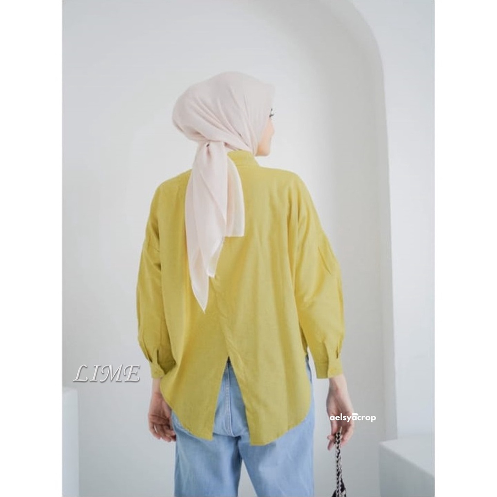 Audry Nelka Basic Shirt Linen Oversize