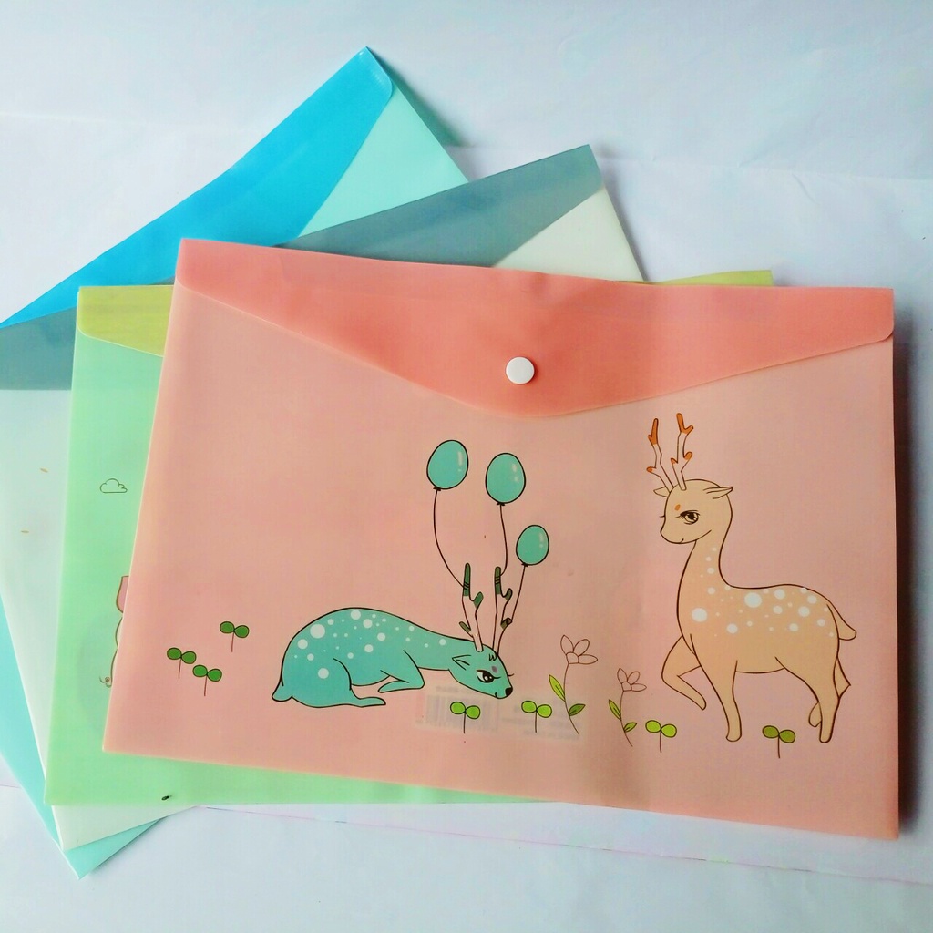 

map plastik A4 cute animal