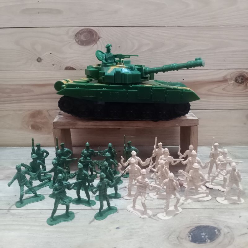 miniatur tentara army tank panzer tentara mini