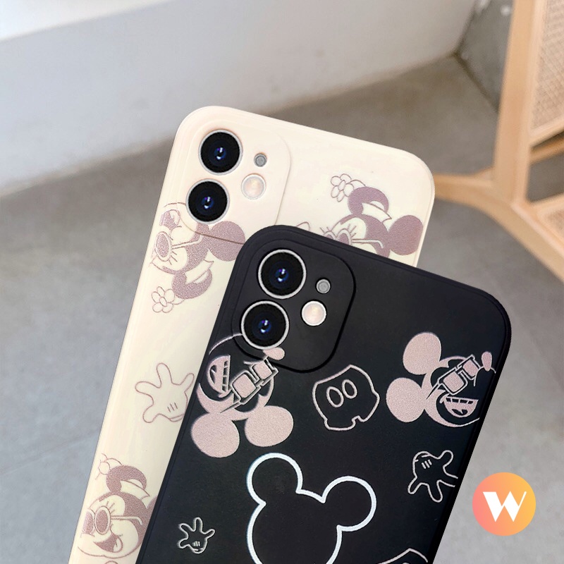 Case Pasangan Motif Mickey Minnie Untuk Xiaomi Redmi 9 9T 9C NFC 10 9A Note 10 10s 10pro 9 8 MI 11 Lite 10 10T Poco M3 X3 NFC F3