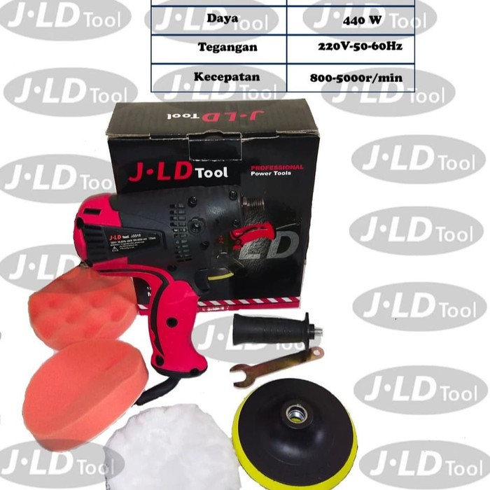 JLD Mesin Poles Mobil Car Polisher 5 Inch Variable Speed mollar