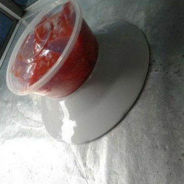 

Buah semangka potong manis segar