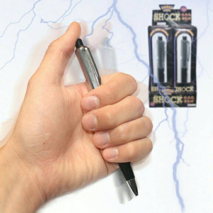 

shocking pen ballpoint listrik gag joke pen setrum