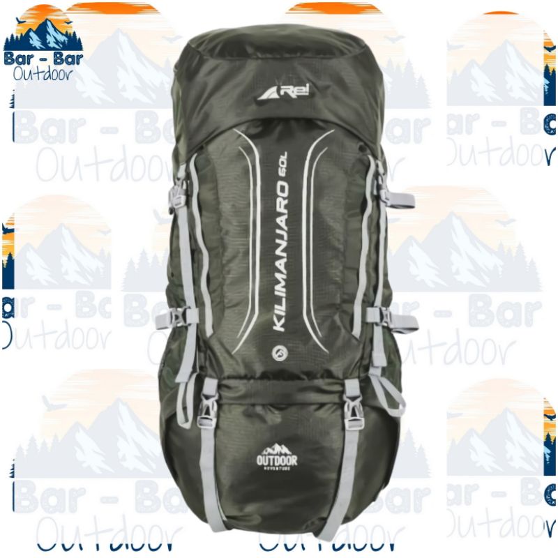 Tas Outdoor Tas Gunung Carrier Arei Rei Kilimanjaro 60L