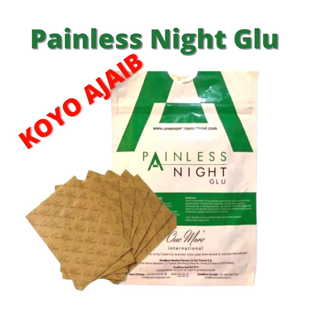 New Koyo Painless Night Glu Original One More 1 Lembar / 1/2 Lembar