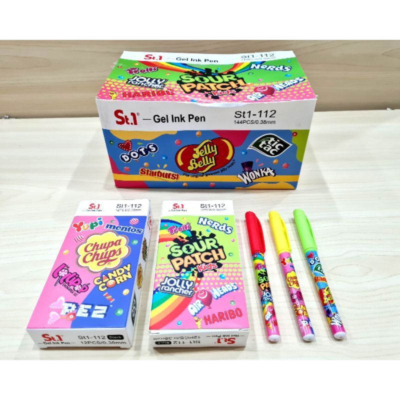

Pulpen Gel Candy Cute Isi 12 Pcs