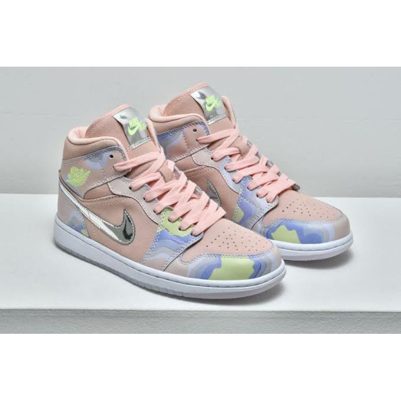 air jordan 1 washed coral