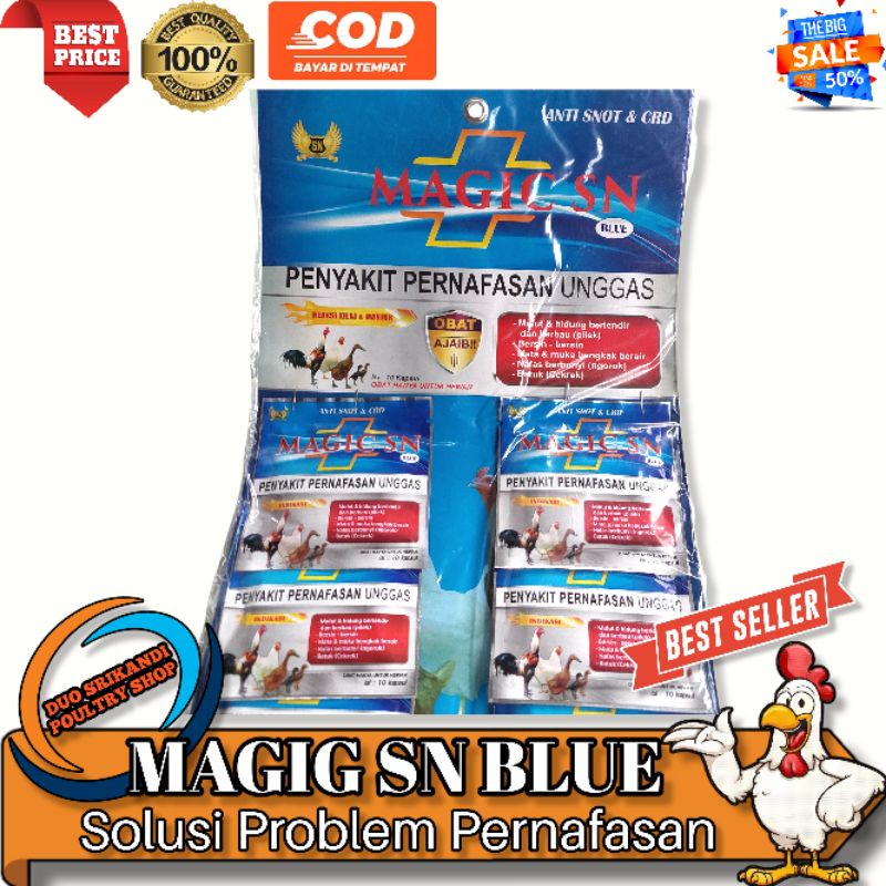 MAGIC SN BLUE Obat pernapasan Unggas