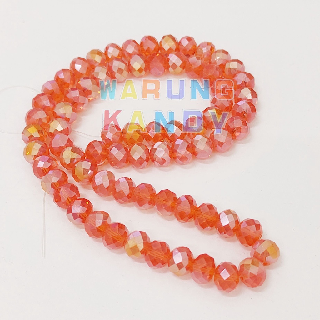 Manik Kristal Ceko Warna Special 10mm PAK