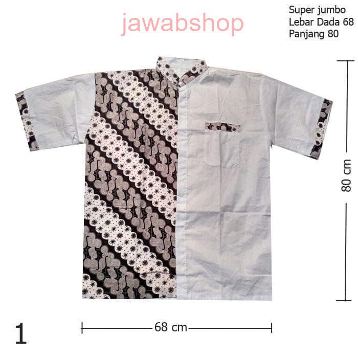Baju Koko Batik Luqman Jumbo