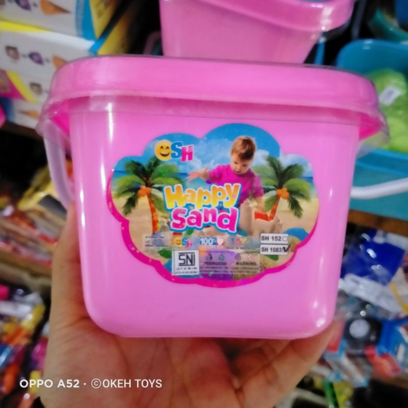 Mainan pasir kinetik plus cetakan HAPPY SAND SH 1083