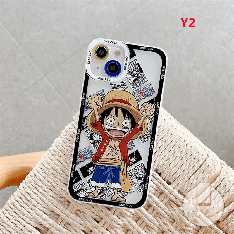 Soft Case TPU Motif Kartun One Piece Luffy Untuk Redmi 9T 10C 10 9A 9 9C NFC M3 M4 Pro X3 Pro NFC Note 11 10 9 8 11Pro 9Pro 10s 9s 10s 10s 10s 10s 10s