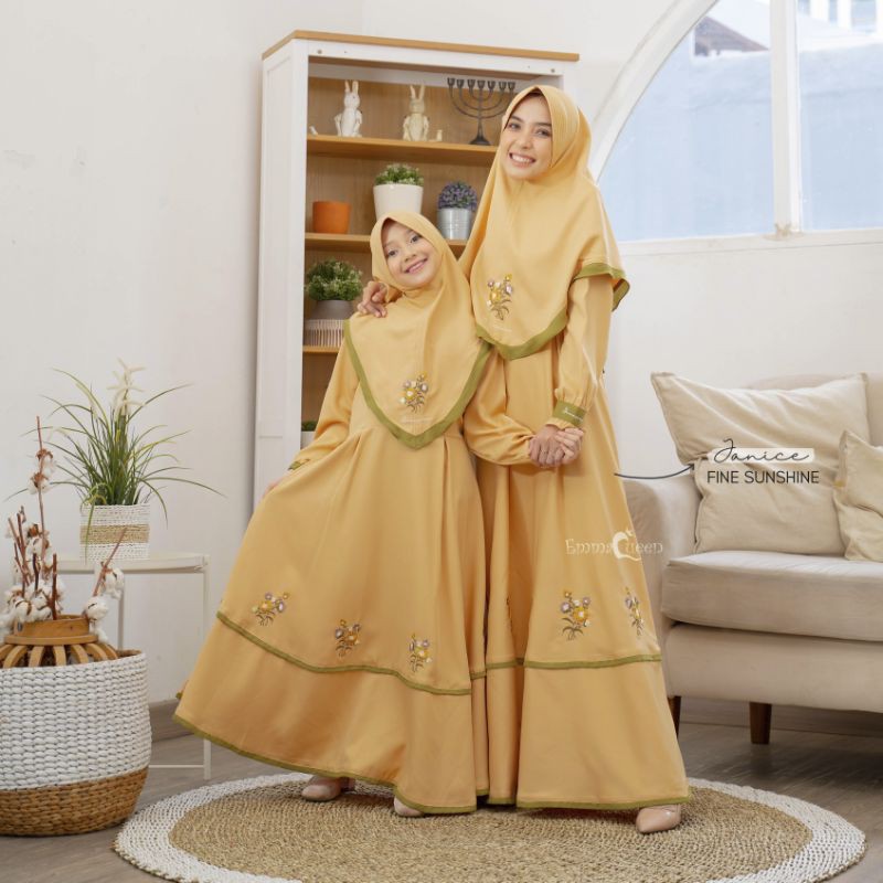 EmmaQueen - Dress Muslim Janice Flowery by EmmaQueen-Fine Sunshine