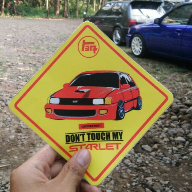 Stiker Toyota Starlet Turbolook