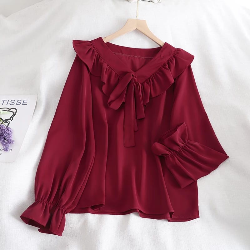 Ambara Blouse - Size S M L XL XXL 3XL 5L - Blouse Jumbo - Atasan Big Size - Baju Jumbo - Atasan Jumbo