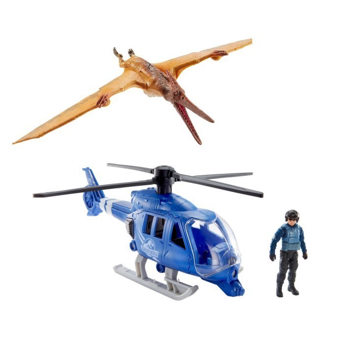 Jurassic World Destruct-a-saurs Pteranodon Copter Attack Mattel Figure
