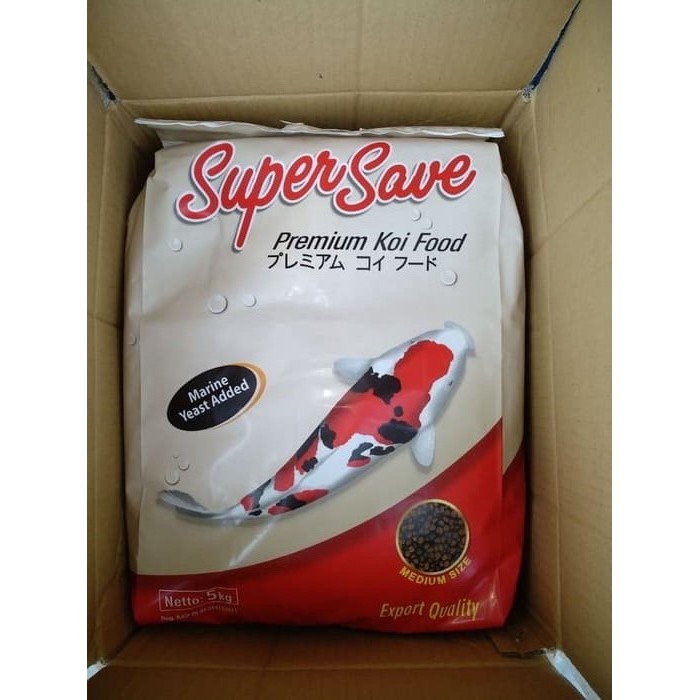 super save supersave makanan pakan pelet ikan koi 5kg 5kg