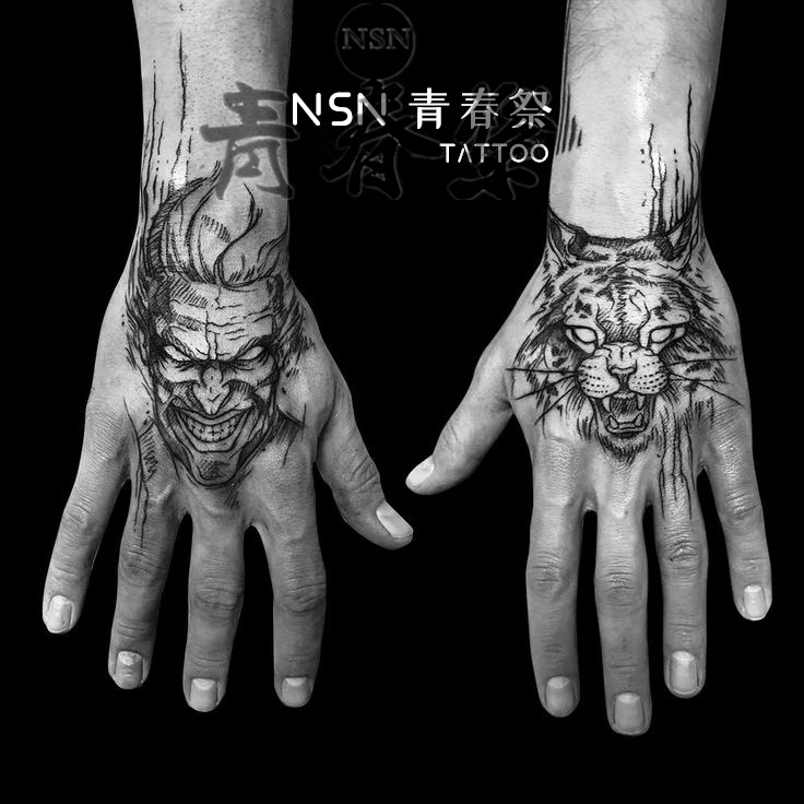 Paling Keren 15+ Tato Tangan Joker - Contoh Gambar Tato