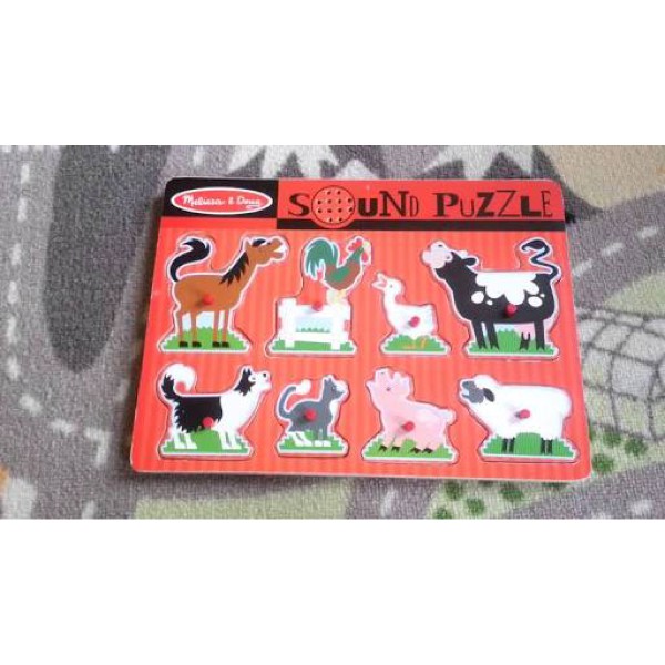 Promo Melissa and Doug Farm animal sound puzzle