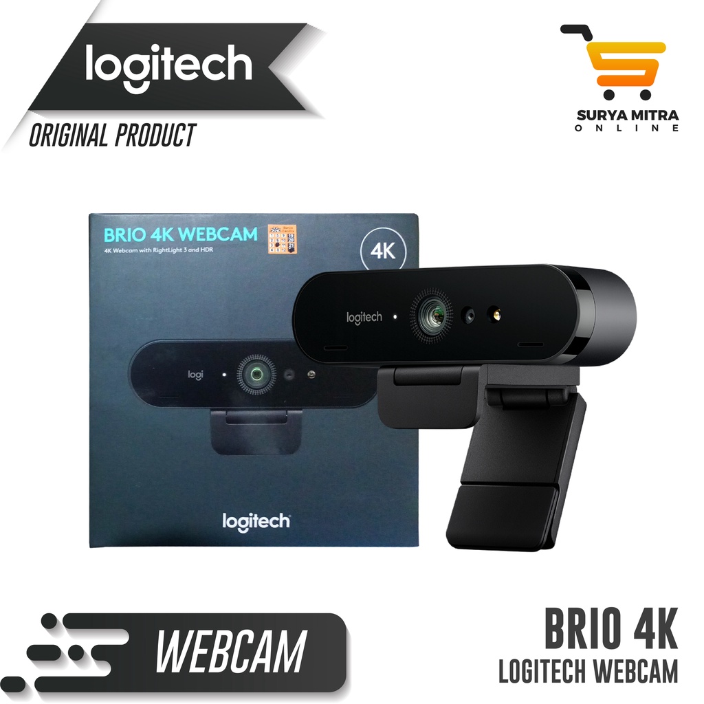 Logitech BRIO Webcam with 4K Ultra HD video