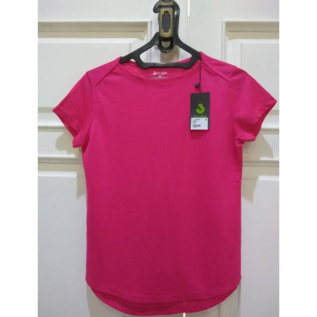 Kaos Jersey Wanita Warna Pink