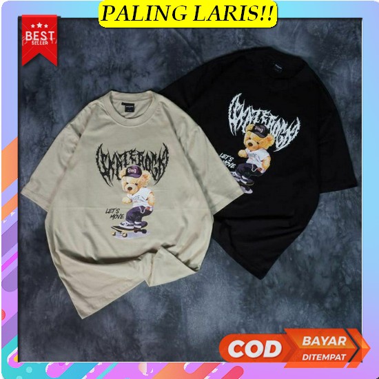 Fc - Kaos Oblong Motif Army / Lengan Pendek/ Loreng /T-Shirt Kaos Oversize Graphic Wanita / Pria | B