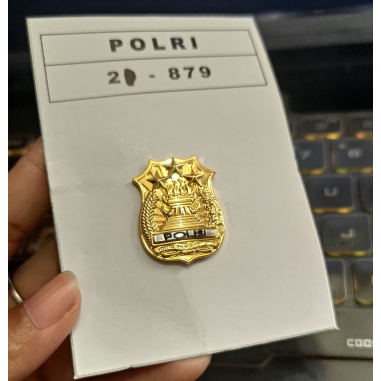 Pin Kewenangan Polisi / Polri Kecil Untuk Safari Original Jatah Polri