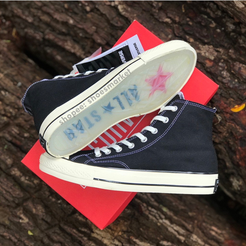 SEPATU CONVERSE 70S HIGH BLACK WHITE ALL STAR CHUCK TAYLOR SOL BENING