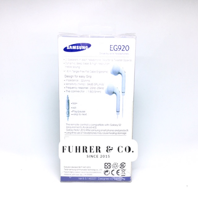 Headset Samsung S7 S6 Edge Note 5 4 Original