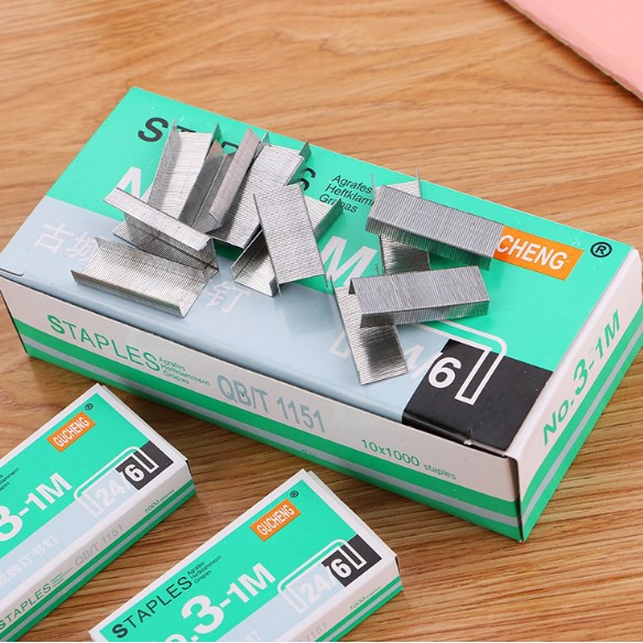 

CATTY ISI STAPLES MAX BESAR NO. 3-1M / REFILL STAPLER NO.3 1M 24/6 / ISI STAPLES NO 12