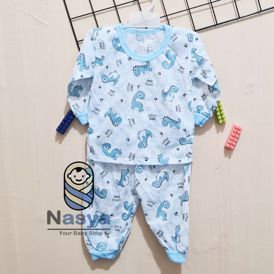 [N-106] Setelan Baju Panjang Bayi piyama bayi (3-6 bulan)