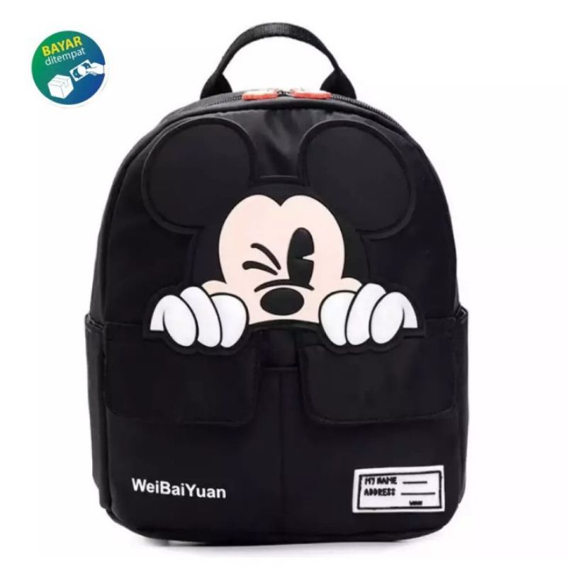 Tas Ransel Anak Perempuan Tas Mickey mouse Tas Terbaru Tas multifungsi