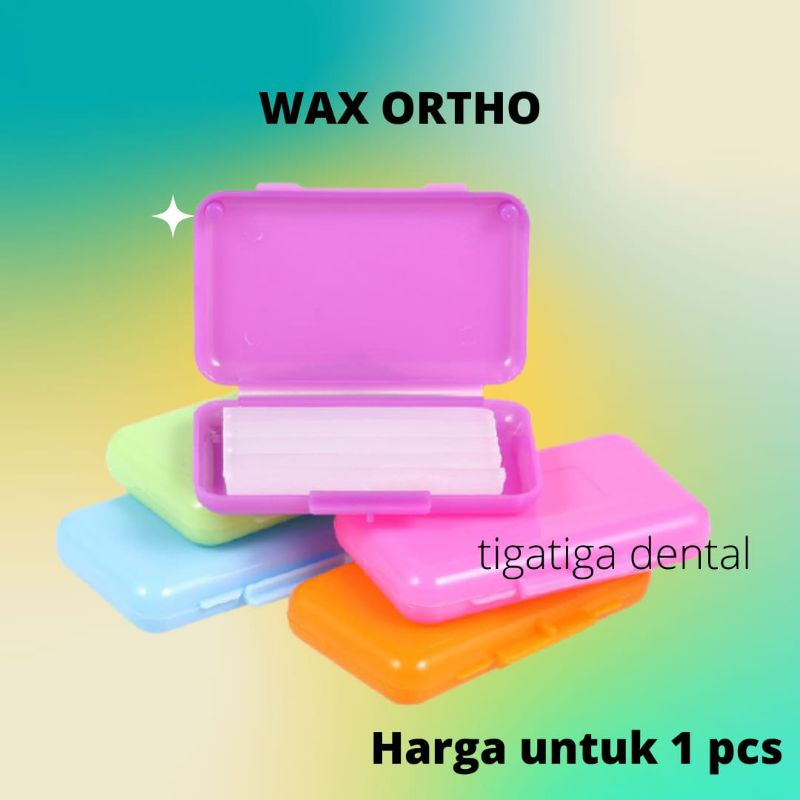 wax ortho anti sariawan dental / wax behel / orthodontic