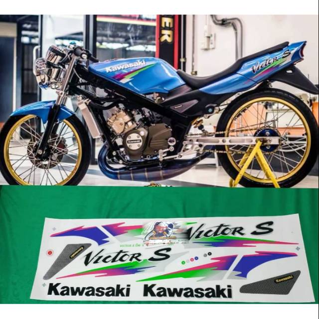 Striping stiker Victor S ninja