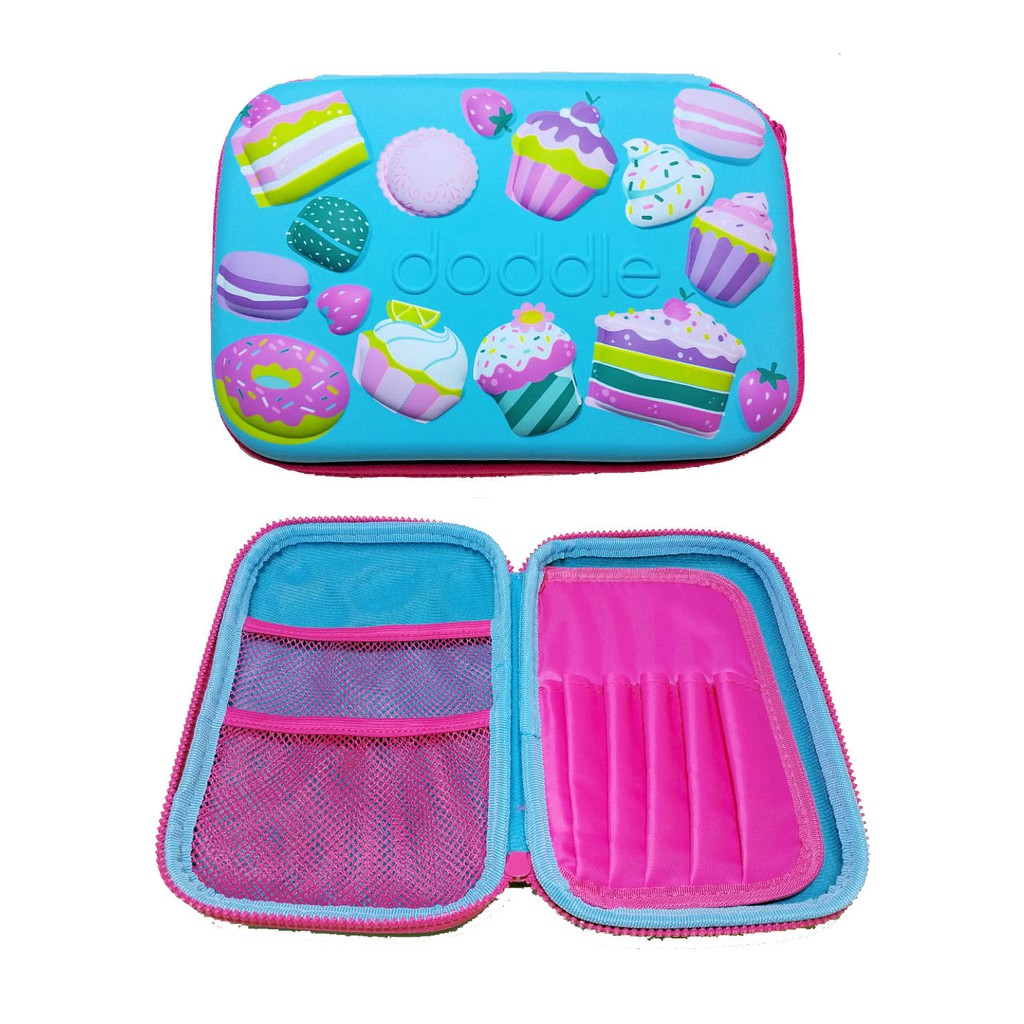 [JOYLEEN BEBE] Doddle Hard Top Pencil Case/Tempat Pensil Anak Karakter 3D Lucu Import Murah