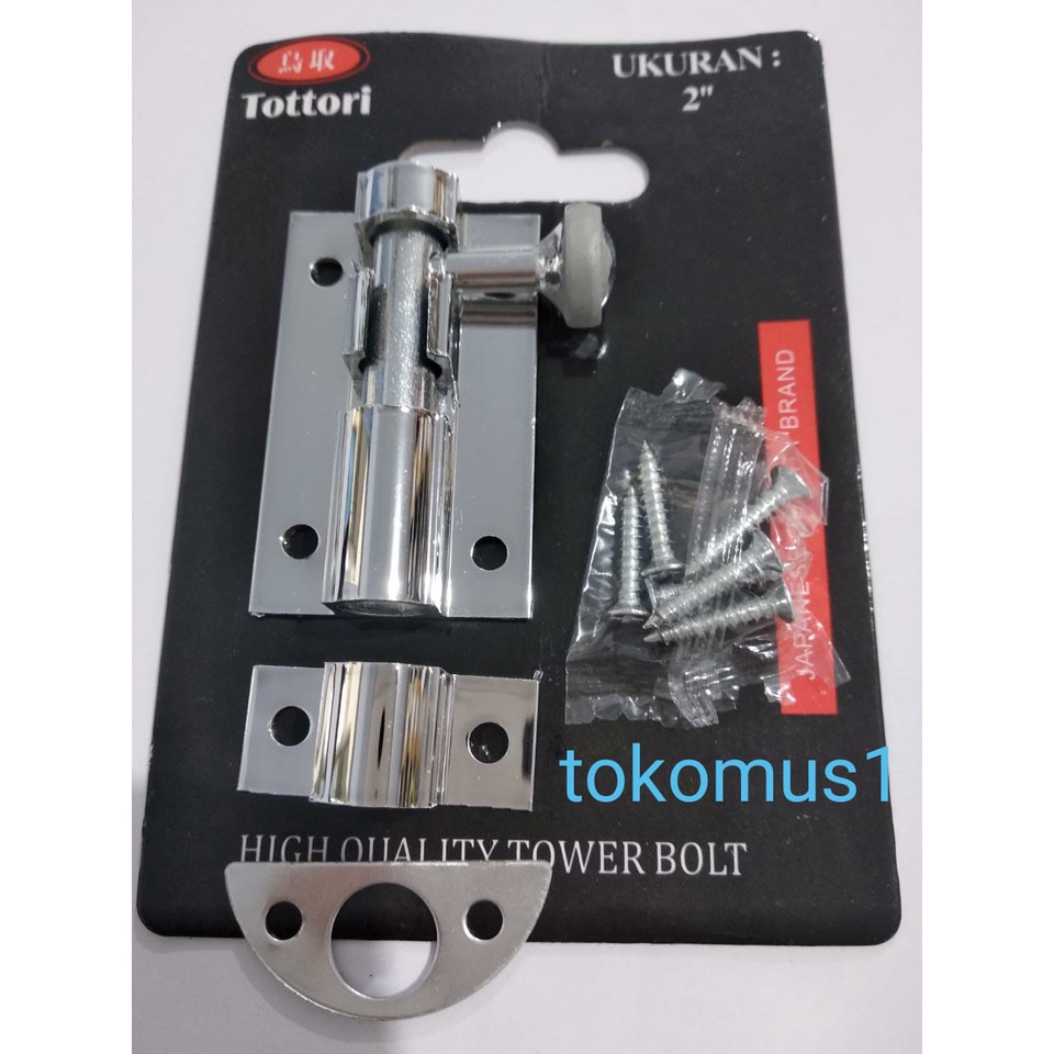 GRENDEL PINTU JENDELA STAINLESS ASLI TEBAL JAPANESE QUALITY BRAND  -TOTTORI