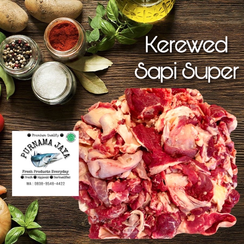 

kerewed sapi lokal super segar