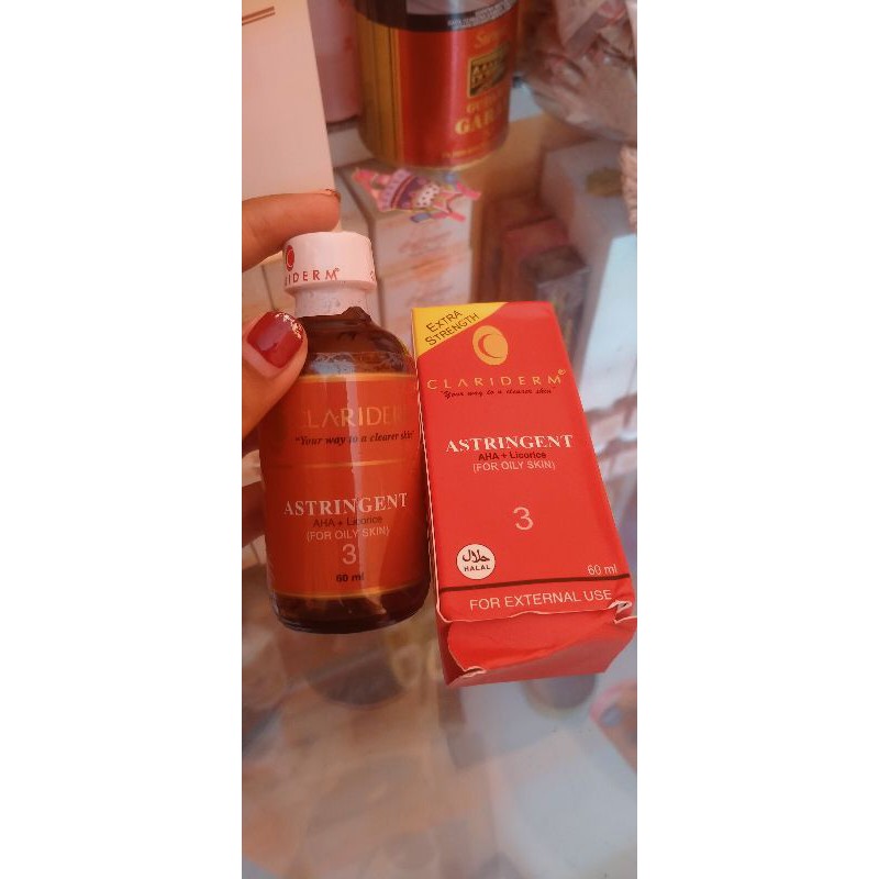 TONER CLARIDERM ASLI ORIGINAL 100% PHILIPINA PEMBERSIH WAJAH