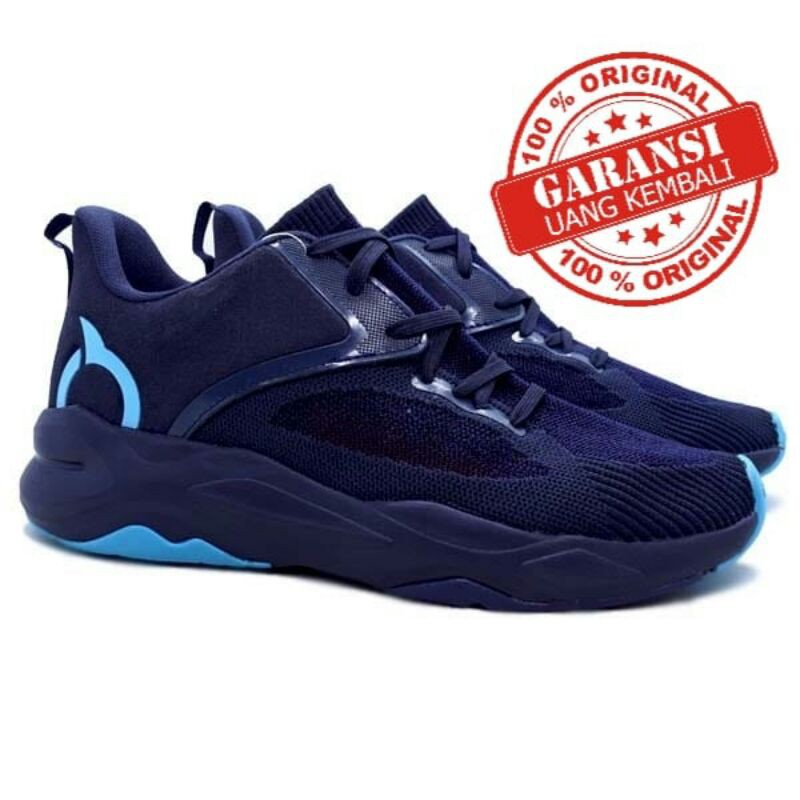 SEPATU RUNNING ORTUSEIGHT GENZO DARK NAVY AQUA