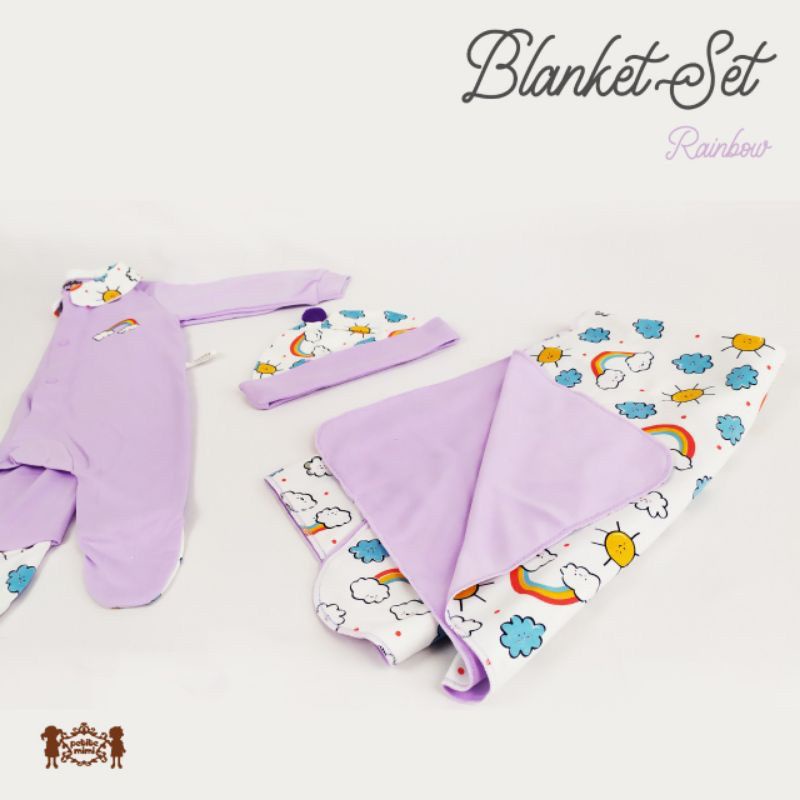 Petite Mimi Blanket 4in1 - Selimut Bayi Set