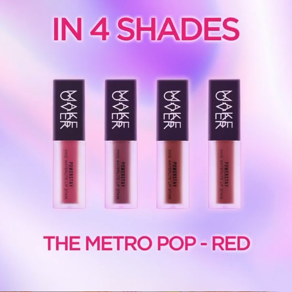 MAKE OVER Powerstay Vivid Waterlite Lip Stain