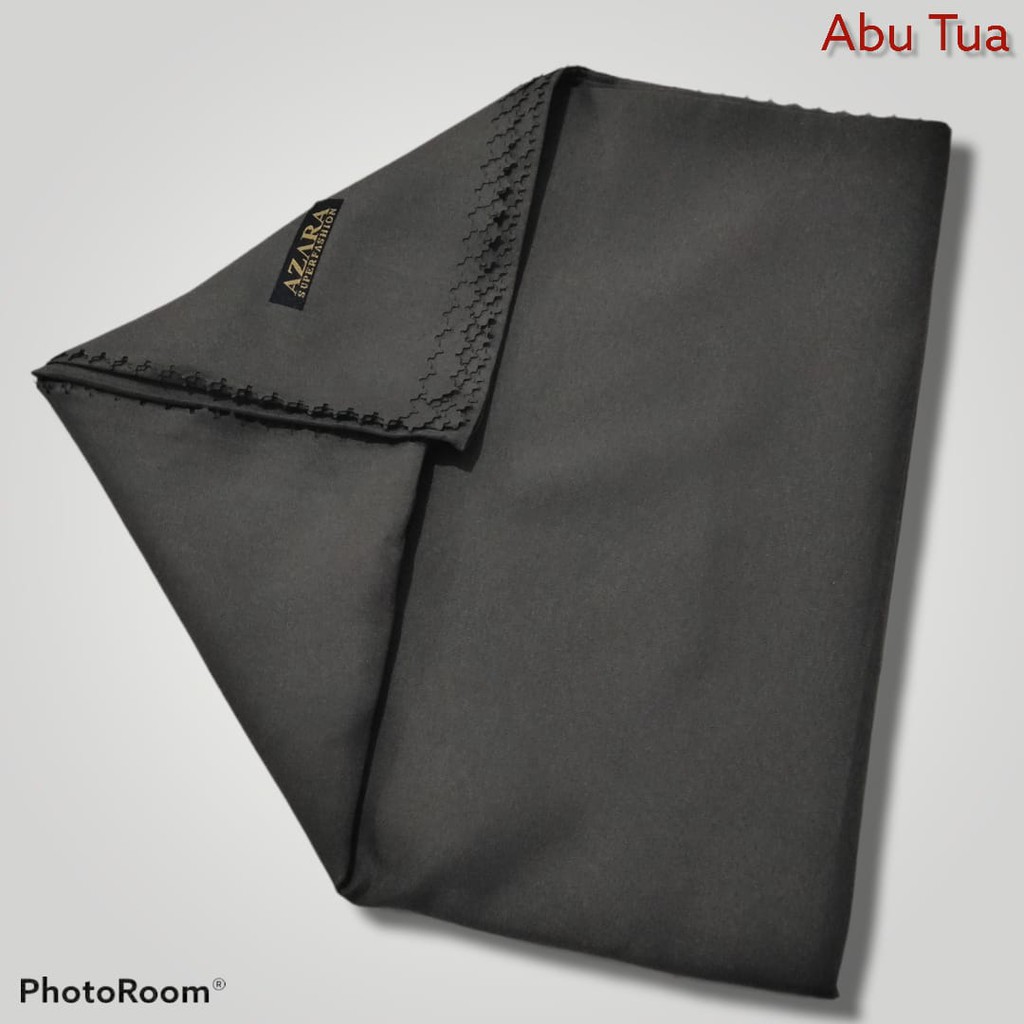 PROMO!!! Hijab Segi Empat Voal Oscara Lasercut/Krudung Voal Azara Termurah-Abu Tua